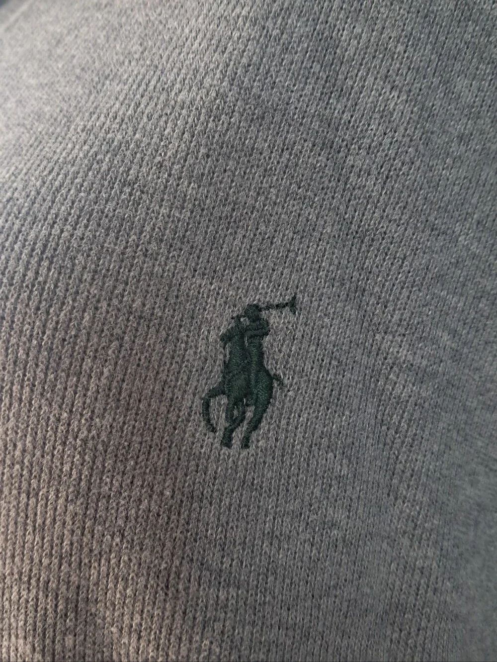Polo Ralph Lauren Quarter Zip Pullover Gray Size XL